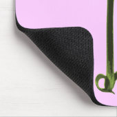 Rosa Narbe Mousepad (Ecke)