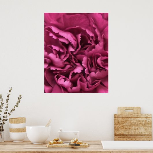 Rosa Narbe Poster (Küche)