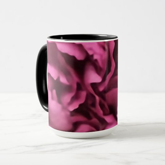 Rosa Narbe Tasse (Vorderseite Links)