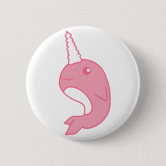 Rosa Narwhal Button