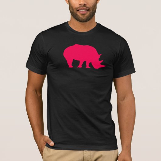 Rosa Nashorn T-Shirt (Vorderseite)