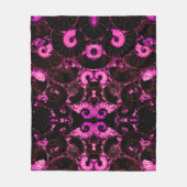 Rosa Nautilus-Fossilien-Muschel Fleecedecke (Vorderseite)