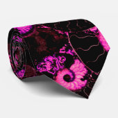 Rosa Nautilus-Fossilien-Muschel Krawatte (Gerollt)