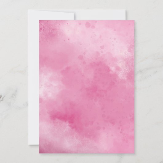 Rosa Navy Gold Weltraumgalaxie Girl Birthday Dankeskarte (Rückseite)