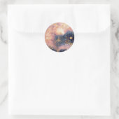 Rosa Navy und Gold Celestis Umschlag Aufkleber (Tasche)
