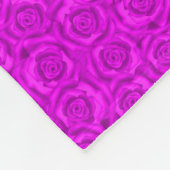 Rosa Nebel Fleecedecke (Ecke)