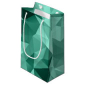 Rosa Nebel Kleine Geschenktüte (Vorderseite Schrägansicht)