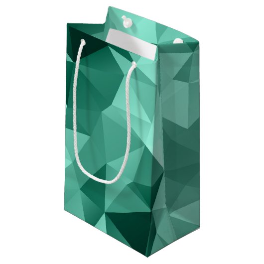 Rosa Nebel Kleine Geschenktüte (Vorderseite Schrägansicht)