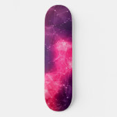Rosa Nebel Skateboard | Cosmic Space Skateboard (Vorderseite)