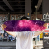 Rosa Nebel Skateboard | Cosmic Space Skateboard