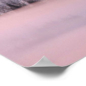 Rosa Nebelblanket. Poster (Ecke)