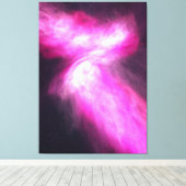 Rosa Nebula Galaxie Kunstgepflasterte Leinwand (Insitu (Holzboden))