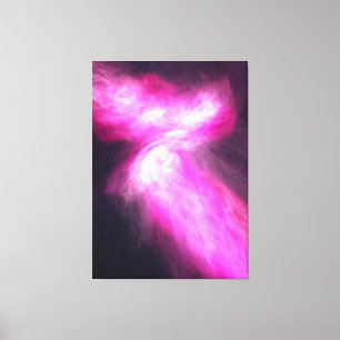 Rosa Nebula Galaxie Kunstgepflasterte Leinwand