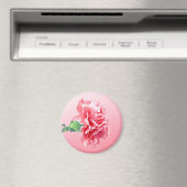 Rosa Nelke Magnet (In Situ (Geschirrspüler))