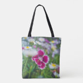 Rosa Nelke mit Gänse Tasche (Rückseite)