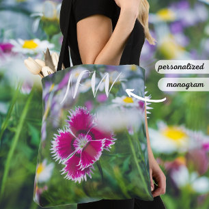 Rosa Nelke mit Gänse Tasche