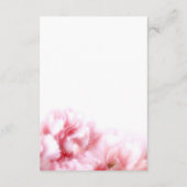 Rosa Nelken Begleitkarte (Rückseite)