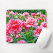 Rosa Nelken-Mauspad Mousepad (Mit Mouse)