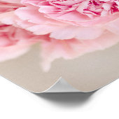 Rosa Nelken Poster (Ecke)