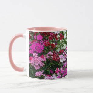 Rosa Nelken Tasse