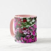 Rosa Nelken Tasse (Vorderseite Links)