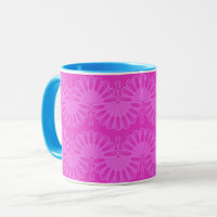 rosa neon-helle geometrische Muster