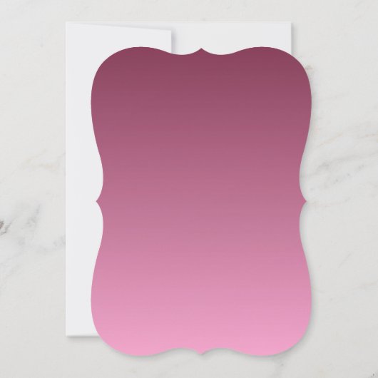 Rosa Neon Party Einladung (Rückseite)