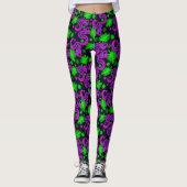 Rosa Neonaale Leggings (Vorderseite)