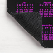 Rosa Neonkalender 2018 durch Janz Mausunterlage Mousepad (Ecke)