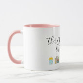 Rosa Neue Hauseigentümerin-Tasse Tasse (Links)