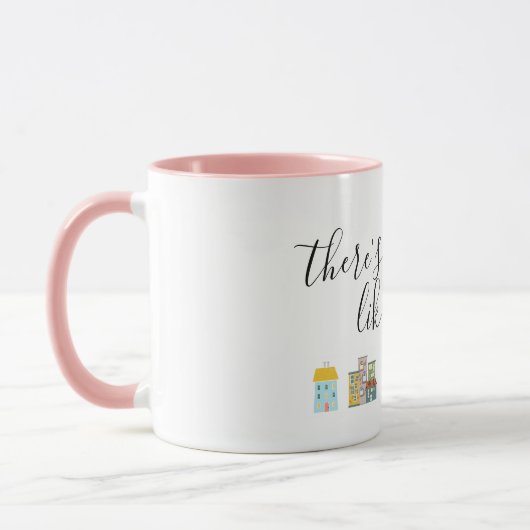 Rosa Neue Hauseigentümerin-Tasse Tasse (Links)