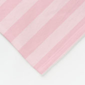 Rosa neugieriger Fox Fleecedecke (Ecke)