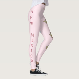 Rosa New Mexico State Flower Yucca Leggings