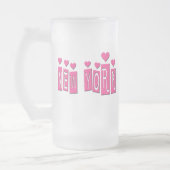ROSA NEW YORK MIT HERZEN MATTGLAS BIERGLAS (Links)
