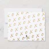 Rosa Nicht-Foto-Hochzeit speichern das Datum der E Save The Date (Rückseite)