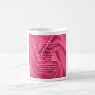 Rosa - Nichten-Gedicht Kaffeetasse