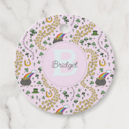 Rosa Niedlich n'Curvy Kleeblatts Giro del Malcanto Geschenkanhänger