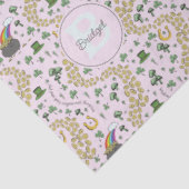 Rosa Niedlich n'Curvy Kleeblatts Giro del Malcanto Seidenpapier (Ausschnitt)