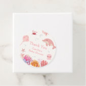 Rosa Niedlich unter dem Meer Dolphin Girl Dusche Geschenkanhänger (Beispiel)