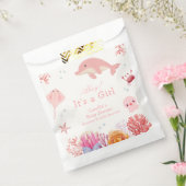 Rosa Niedlich unter dem Meer Dolphin Girl Dusche Geschenktütchen (Versiegelt)