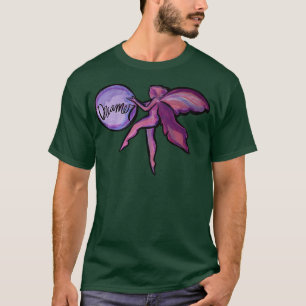 Rosa niedliche Feenträume träumen vom T-Shirt