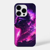 Rosa Niedliche Katze iPhone Hülle (Rückseite)