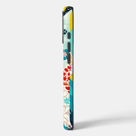 Rosa Niedliche Katzenästhetikum Case-Mate iPhone Hülle (Rückseite / Links)