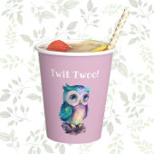 Rosa, Niedliche Waldwälder Pappbecher