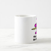 Rosa Ninja auf Schutz Kaffeetasse (Mittel)