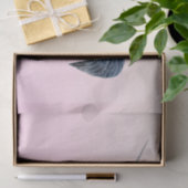 Rosa Nordic Unicorn mit schwarzem Mane Seidenpapier (Geschenk)