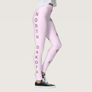 Rosa North Dakota Staat Blume Wilde Rose Leggings