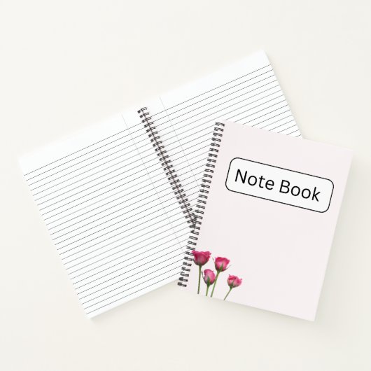 Rosa-Notebook Notizblock (Innenseite)
