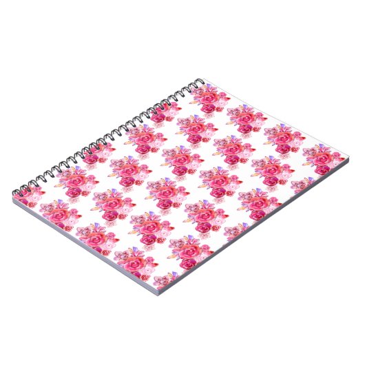 Rosa-Notebook Notizblock (Linke Seite)