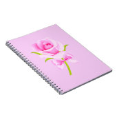 Rosa-Notebook Notizblock (Rechte Seite)